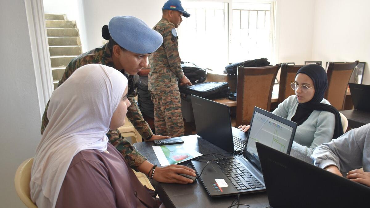 Peacekeepers launch computer course for local women