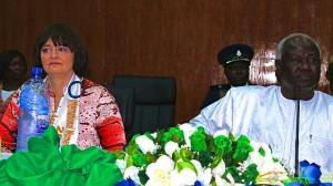 Two UN representatives at event