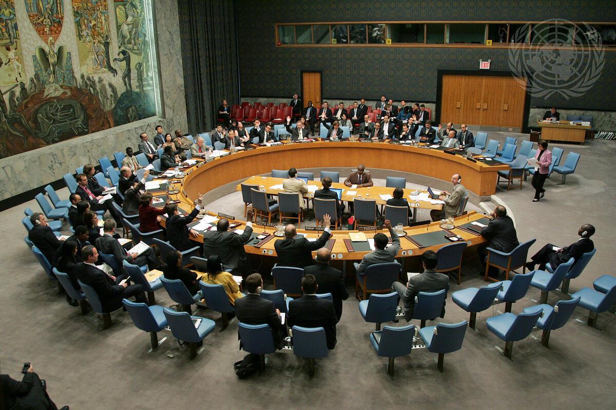 Wide view of the Security Council