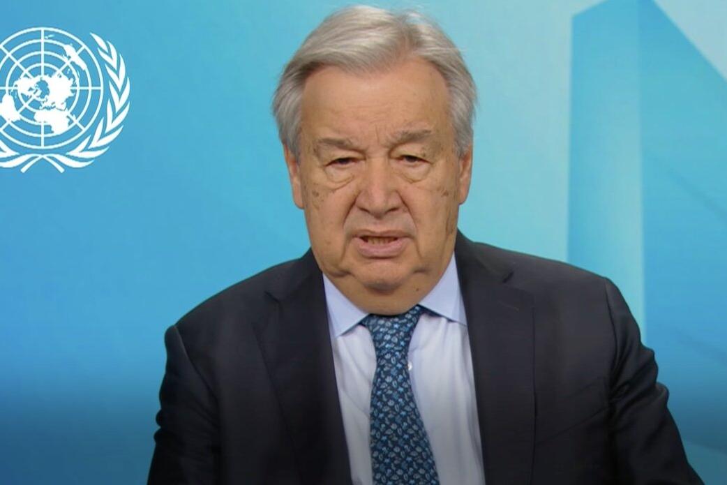 Une photo d'António Guterres, secrétaire général de l'ONU.